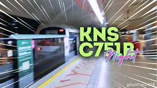 Night Ride: Kawasaki Nippon Sharyo C751B on the East West Line [SMRT] (Retired)