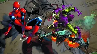 Spiderman vs Duende Veneno Experto & 6 Siniestros de Iron Spider [Desafío] [Marvel Champions]