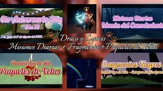 Misiones Diarias + Fragmentos +Paquetes de Velas (16-07-2025) 🐾Lyncis🐾 |Sky: Ni&ntilde;os de la Luz|Sky