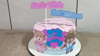 BOLO TEMA REVELAÇÃO... INÊS TELES