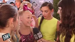 JoJo Siwa & 'Dance Moms' Cast Talk Future Career Goals! (TEEN CHOICE AWARDS 2016) | Hollywire