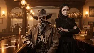 Dark Country Minor Cinematic Ballad with Outlaw Western Country for Late Night Mood
