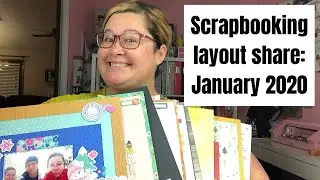 Scrapbooking layout share: January 2020