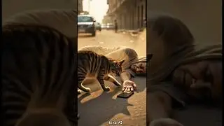 Most Emotional Story,Hero Cat vs. Poverty 🥺✨ #KindAI #shortvideo #emotionalstory #Viralshorts