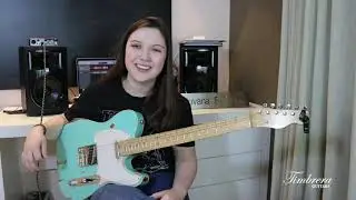 TELECASTER Timbrera Blue Vintage _ Giovana Stefanello