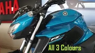 Yamaha fz25 Latest Model india Review | Ballistic Blue | Knight Black | Warrior White Colour