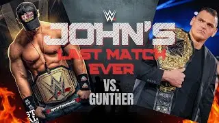 Gunther vs John Cena 🔥 WWE Dream Match#JohnCena #WWE #WWEMatch #WWEShorts #WWEUniverse #YouCantSeeMe