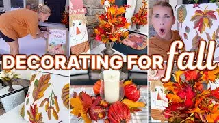Let&rsquo;s Decorate for FALL! 🍂 Huge Fall Decor Haul + EASY Outdoor Decorating Ideas!