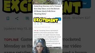 Roaring Kitty Boosts GameStop Stock by 110%