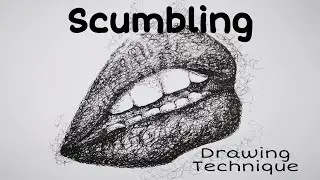 Scumbling Drawing Technique Tutorial