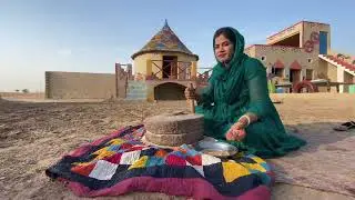 Village Woman Morning Routine in Cholistan | Beautiful Mud House | Village Life Pakistan