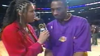 Cheryl Miller interviews Kobe Bryant prior to 2004 NBA All-star game