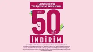 FLO'DA NET %50 İNDİRİM FIRSATI