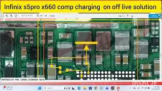 Infinix s5pro x660 comp charging  on off live solution 