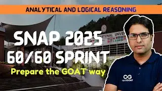 SNAP 2025 | 60/60 Sprint | Number Series | Analytical and Logical Reasoning #snap2025