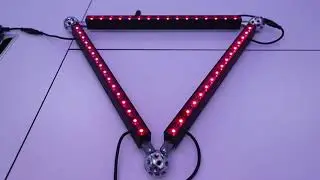 how to use with dmx led bar? easy to contnect with holes ball