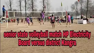 Senior state volleyball match #Kangra vrs HP #Electricity Board 2021