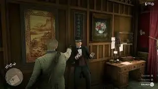 Red Dead Redemption 2 Gameplay chapter:4 Side mission Robing The Saint Denis Gunsmith without Bounty