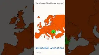Was Wednesday filme in your country? #wednesday #geography #history #fypシ #map #animation #country
