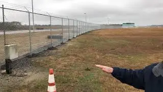 Airport perimeter fencing