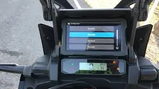 Funcionamiento de la pantalla de la Africa Twin 1100