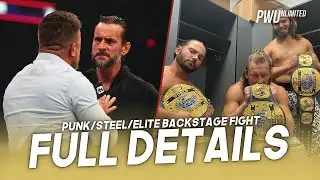 Full Known Details Regarding The Backstage Incident Between CM Punk, Ace Steel & The Elite