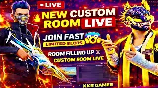 Free Fire Custom Live 🔥| 4v4 Custom Challenge | XKR Gamer