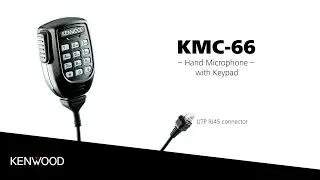 KENWOOD's KMC-66, a hand micophone with keypad - UTP RJ45 connector.