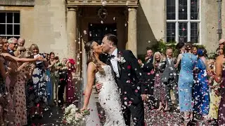 Champagne Tower, Golden Sunset, a Wedding Day full of love | Elmore Court | Kyle Forte Films