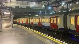 Metropolitan Line and Circle Line Trains at Aldgate and Farringdon Station