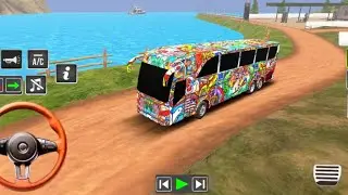 Coach Bus Simulator India Off-road Driving Bus Game | New Update 2025 Full Gameplay Video Part #355 