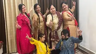 Lohri celeberation with traditional dance
