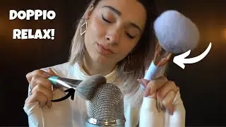 SONNO ASSICURATO CON DOPPIO BRUSHING | ASMR Brushing Camera e Mic