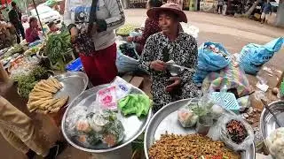 Amazing Countryside Food Tour 2025 - The Best of Street Food Review : Streamed Baby Crab, Snail 