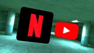 Netflix and YouTube Chase in the Mall | Gmod Nextbots