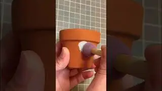 DIY - Mini Terracotta Pot Painting Idea Easy #shorts #diycrafts #painting