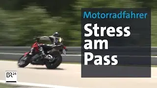 Motorradfahrer am Riedbergpass: Tempolimit und Überholverbot nötig? | Abendschau | BR24