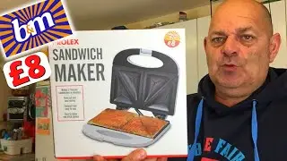 &pound;8 Sandwich Maker from B&M | Unboxing & Review
