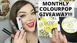 COLOURPOP GIVEAWAY! | HAUL & SWATCHES! | Moments of Weekness & Holiday Collection (Closed)