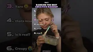 Ranking The Best Creative Makeup (Part 1) #tiktokviral #creativemakeup
