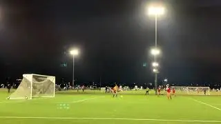 Gaby with FC Dallas passing the ball to teammate 01-25-2020