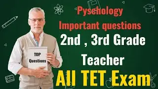 Pyschology Top Important Questions!! All Tet exam clear!! Bal vikas!! #Gktricks