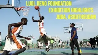 Luol Deng Foundation Basketball Camp in South Sudan, short video highlights of exhibition games