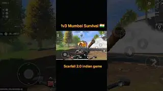 ⚡1v3 Mumbai Survival Scarfall 🇮🇳