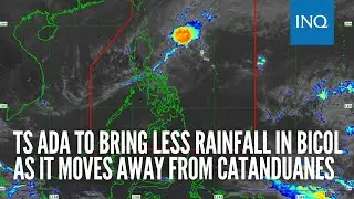 TS Ada to bring less rainfall in Bicol as it moves away from Catanduanes