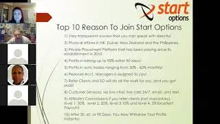 Start Options Top 10 Reasons Opportunity Call