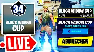 🔴 BLACK WIDOW Duo Cup! GRATIS Skin + Backbling! Fortnite Live Nintendo Switch Deutsch