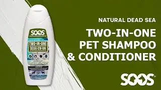 Natural Dead Sea Two-In-One Pet Shampoo & Conditioner For Dogs & Cats - Soos Pets by Soos Brands