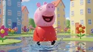 Peppa Pig Jumped Into a Puddle Splash | Kids Songs & Nursery Rhymes