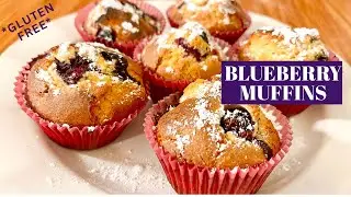 Soft & Fluffy BLUEBERRY MUFFINS | Gluten-Free